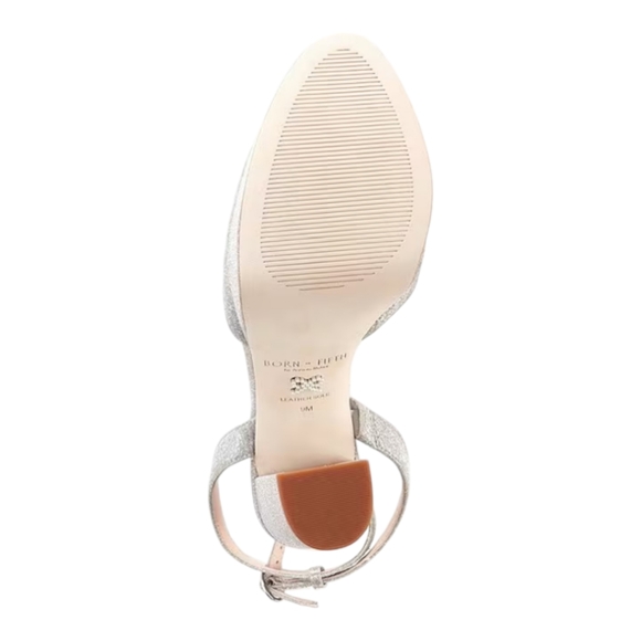 Antonio Melani x Born on Fifth Liv Metallic Glitter Closed Toe Platform Pump 7.5 - Picture 6 of 7